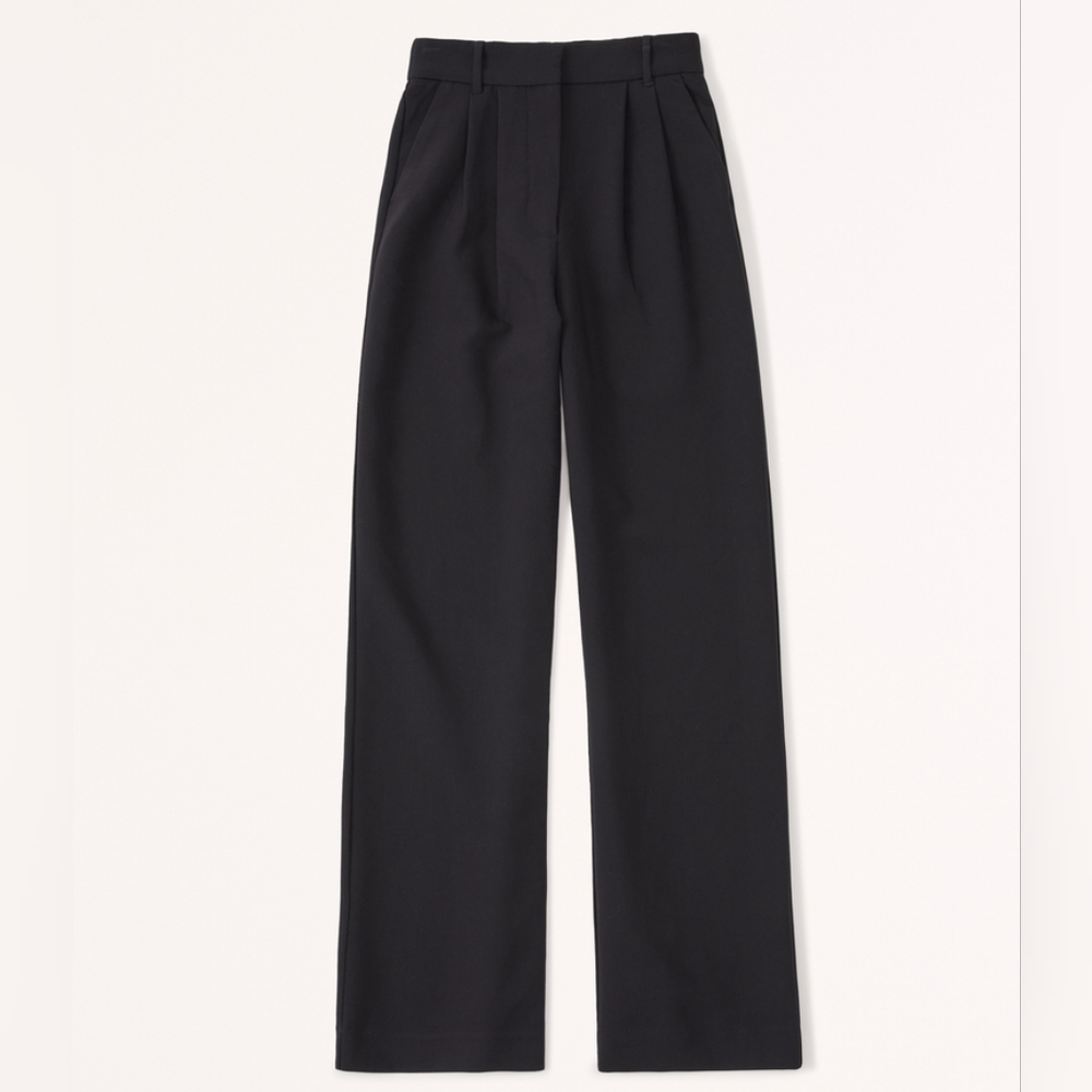 Abercrombie Sloan Tailored High Waisted Trousers 30L